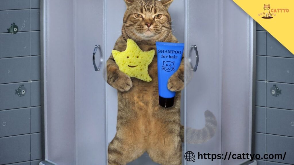 Cat shampoo for sensitive skin