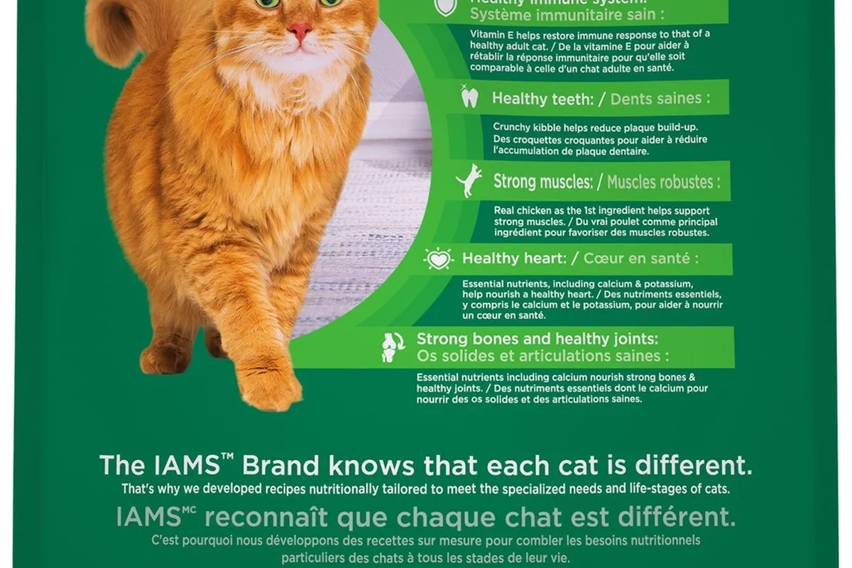Iams Proactive Health cat food package