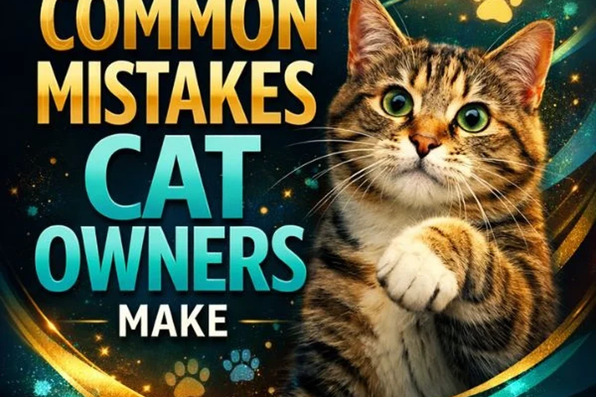 A cat looking healthy and happy in a home environment, representing cat care.