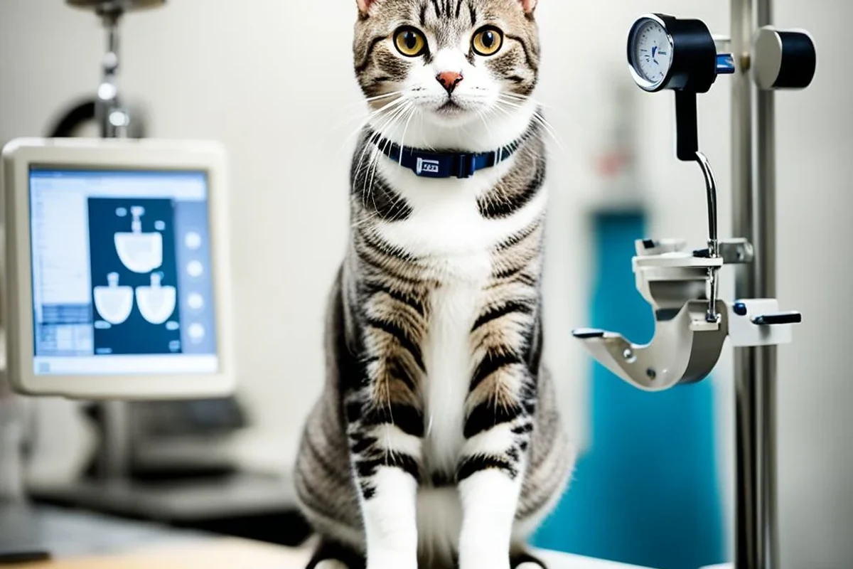 A healthy cat displaying bright eyes and a shiny coat