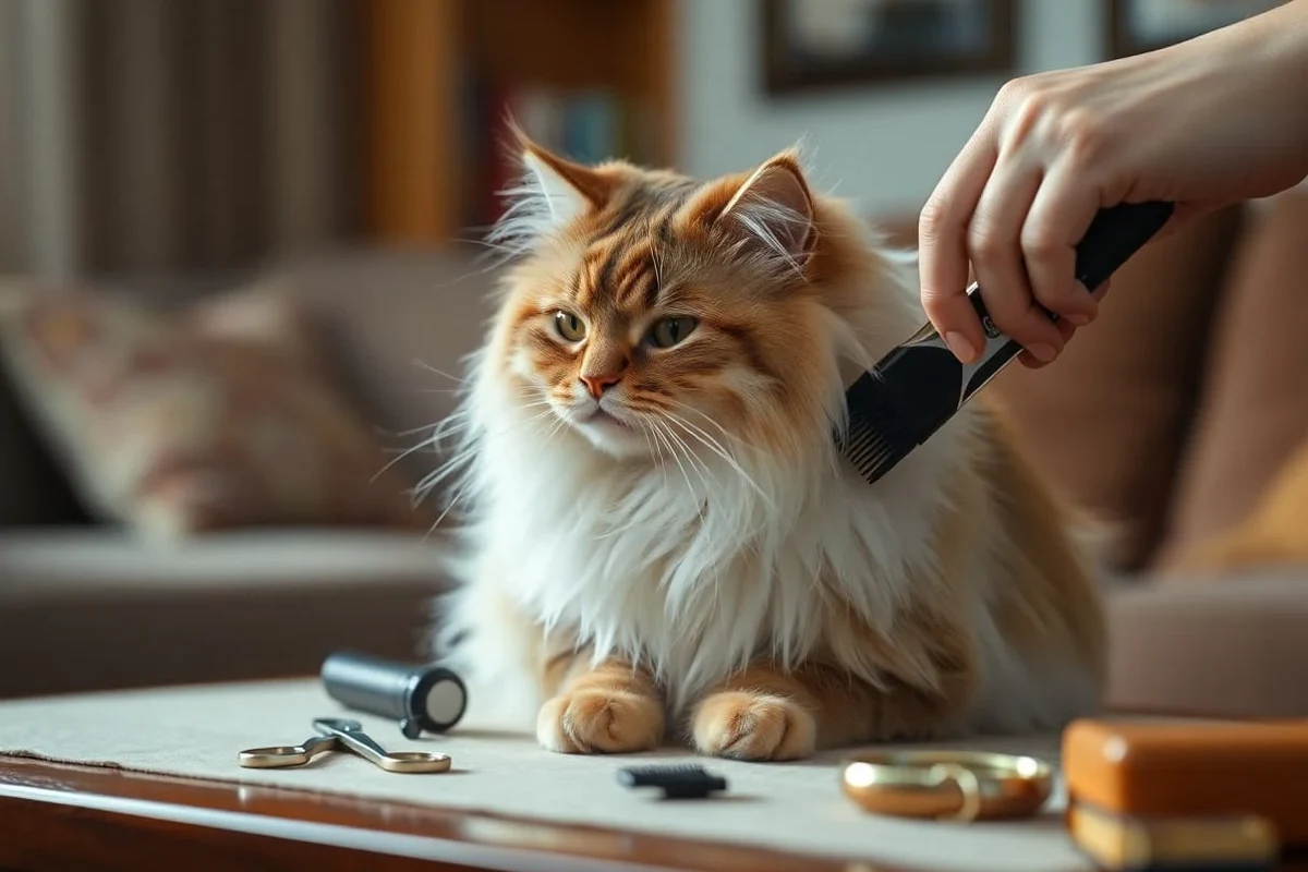 A happy cat enjoying high-fiber food for better digestion and health.