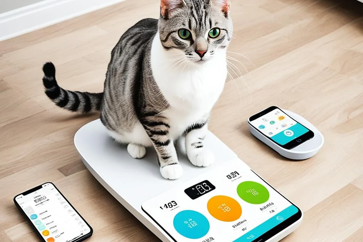 Cat eating fiber-rich food for better digestion.